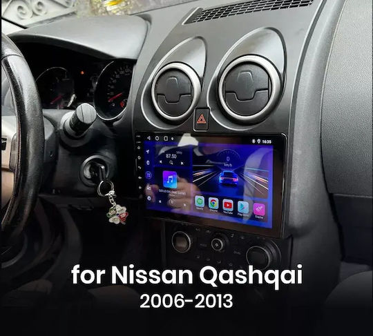 Car Audio System for Nissan Qashqai 2008 Bluetooth USB WiFi GPS Apple CarPlay Android Auto with 9" Touch Screen
