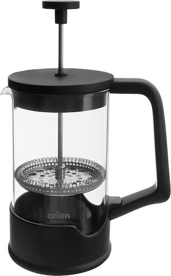 Glass Französische Pressstempel-Kaffeemaschine Schwarz 650 ml