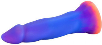 Passion Labs Dildo με Βεντούζα Μωβ