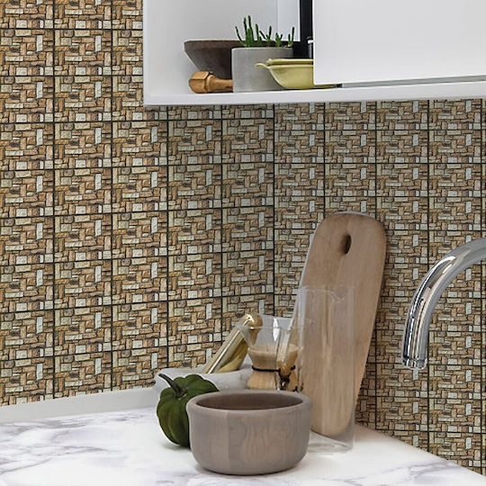 Panouri Decorative 3d Din PVC Autoadezive Gri 30x30cm 10 Bucăți