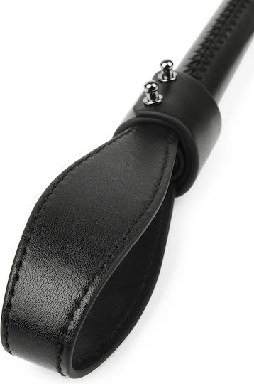 Hidden Desire Leather Μαστίγιο σε Μαύρο Χρώμα