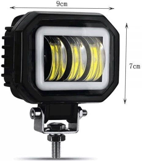 Προβολάκι Μηχανής Led 1τμχ 12-80v Λεύκο Φως Motorcycle Headlight