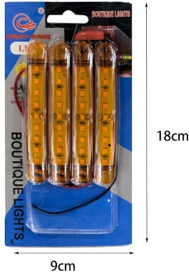9 LED Volume Lights 4pcs 30v Boutique Lights Truck Lamp