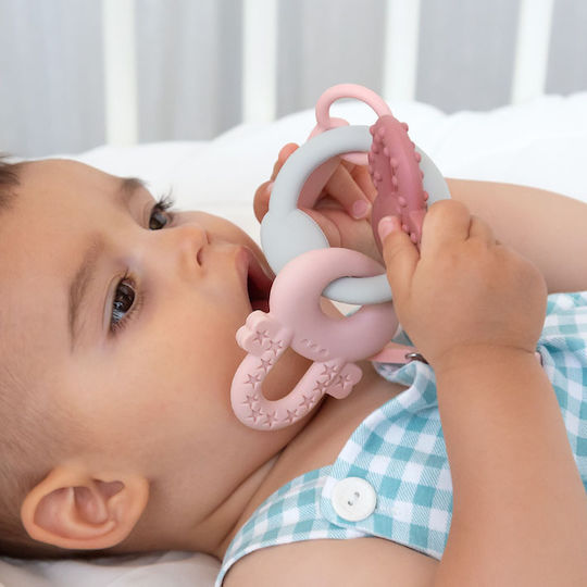 Kiokids Beißring Zahnen Linderung mit Wasser BPA frei aus Silikon