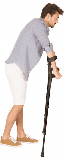 Crutch Walking Stick Support on Elbow 1 Piece