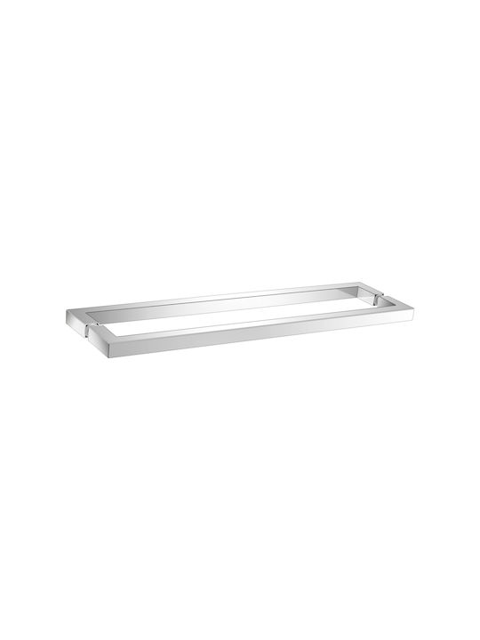 Sanco Glass Double Wall-Mounted Bathroom Rail with Screws Bronze