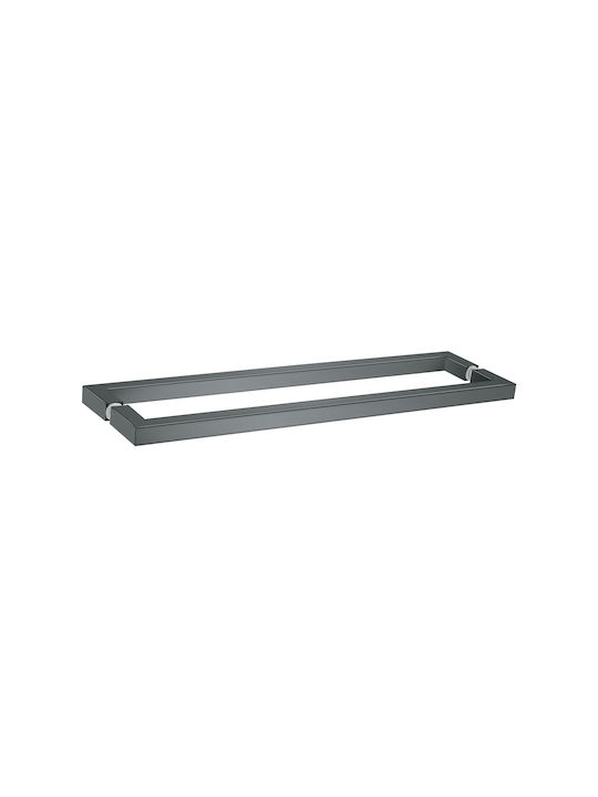 Sanco Glass Double Wall-Mounted Bathroom Rail with Screws Bronze