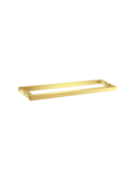 Sanco Glass Double Wall-Mounted Bathroom Rail with Screws Bronze