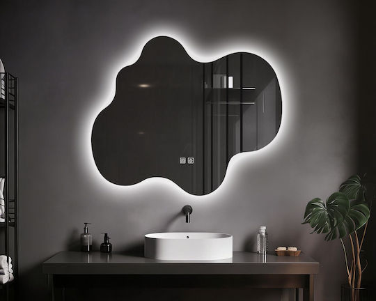 Futura F-3010 Καθρέπτης Led Αφής 70x80cm Λευκός