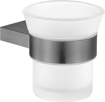 Sanco Academia Wall Mounted Glass Brown Cup Holder