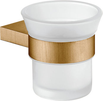 Sanco Academia Wall Mounted Glass Gray Cup Holder