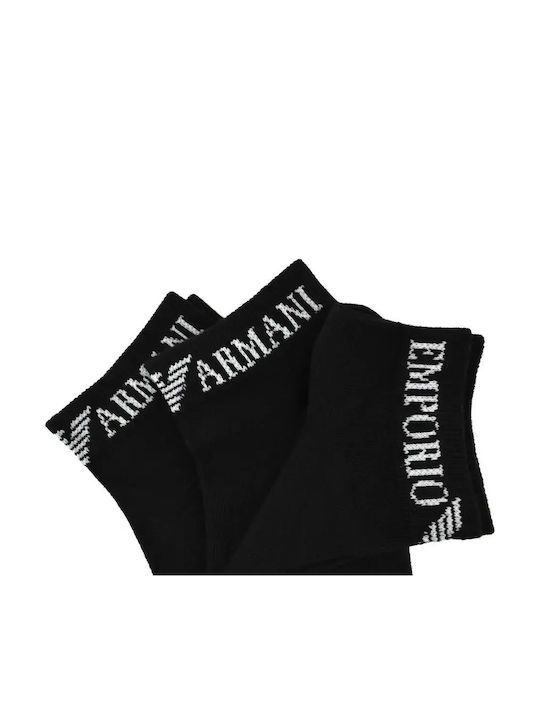 Emporio Armani Women's Black Socks 3Pack