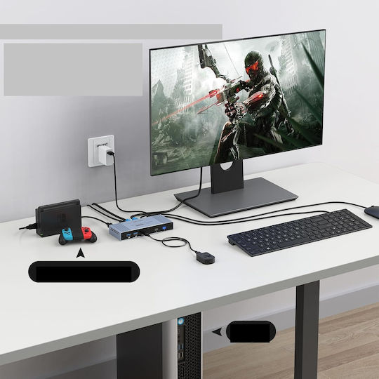 B0CHJK2D3C KVM И Превключвател На Данни С HDMI / USB 3.0