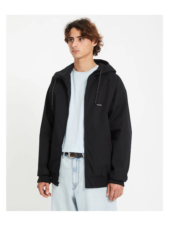 Raynan Wasserdicht Herren Jacke Schwarz