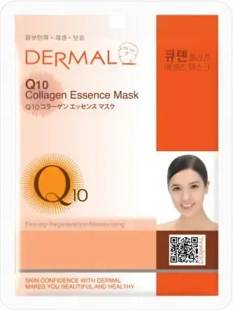 Dermal Q10 Μάσκα Ομορφιάς Προσώπου για Σύσφιξη