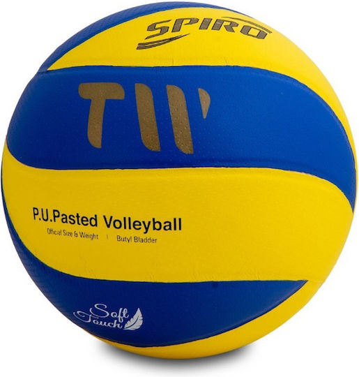 Tw Pu Volleyball Soft Touch Yellow Blue No5