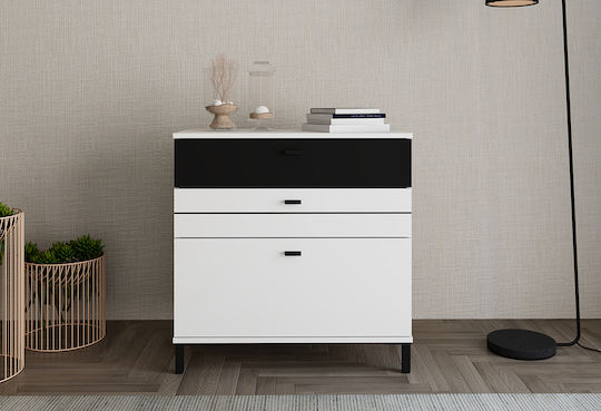 Συρταριέρα Ξύλινη Bitinia 77x35x77.5εκ.