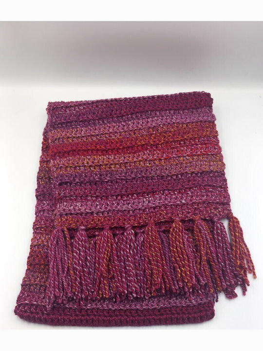 Women's Knitted Multicolour Scarf