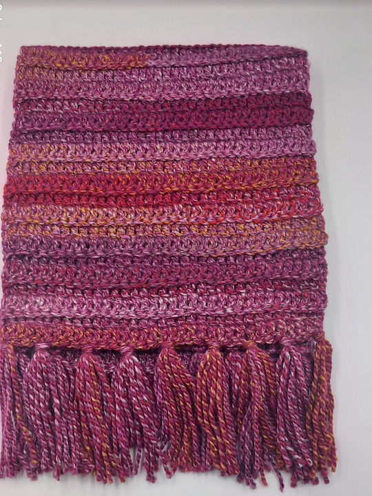 Women's Knitted Multicolour Scarf