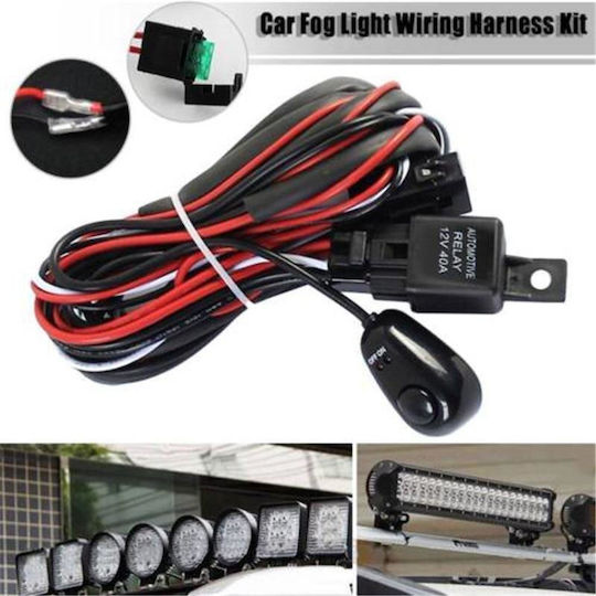 Car Fog Light Wiring Harness Kit