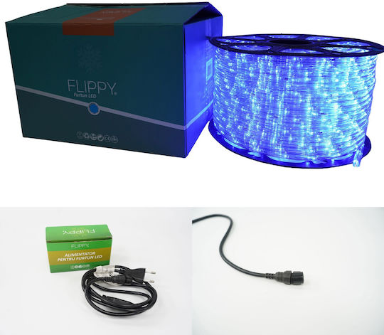 Christmas Tube Light 912 Light Bulbs 220V Blue 38m