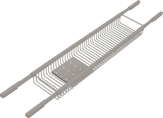 Sanco An Der Wand Montiertes Badezimmerregal Metallisch Braun