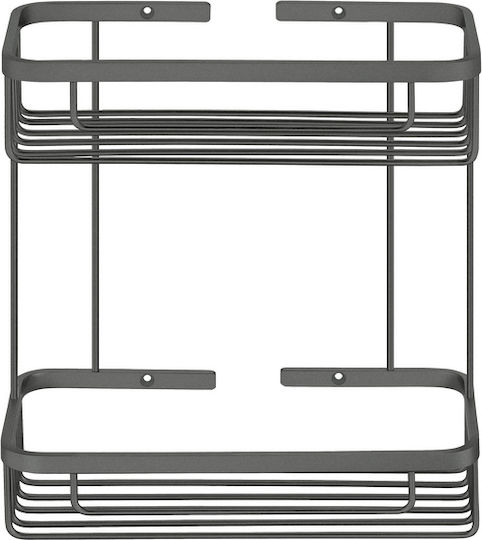 Sanco 00004-A75 Wall Mounted Bathroom Shelf Metallic Brown