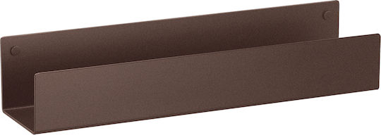 Sanco SH-0502-W45-M118 Wandmontiertes Badezimmerregal Metallisch Grau