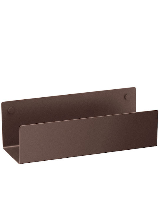 Sanco SH-0502-W30-M118 Wandmontiertes Badezimmerregal Metallisch Grau