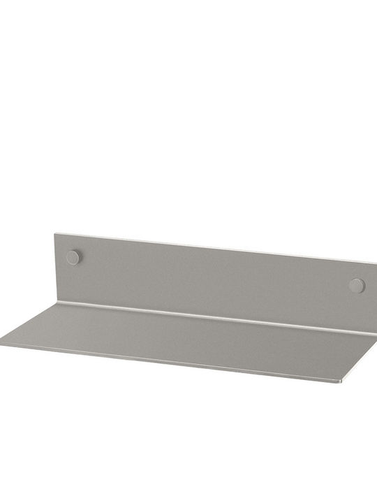 Sanco Wall Mounted Bathroom Shelf Metallic Gray