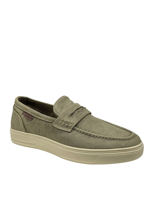 Zeb Men's Loafers in Beige Colour