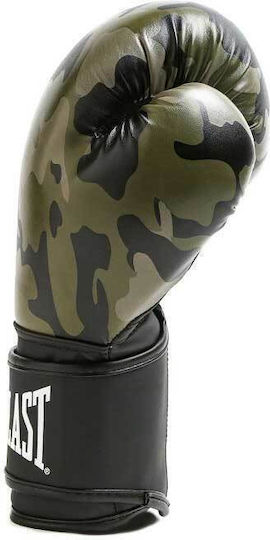 Everlast Γάντια Πυγμαχίας από Συνθετικό Δέρμα για Αγώνα Πράσινα