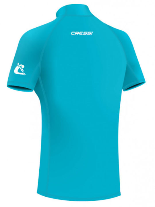 CressiSub Tricou De Protecție Solară Cu Mâneci Scurte Pentru Femei Alb