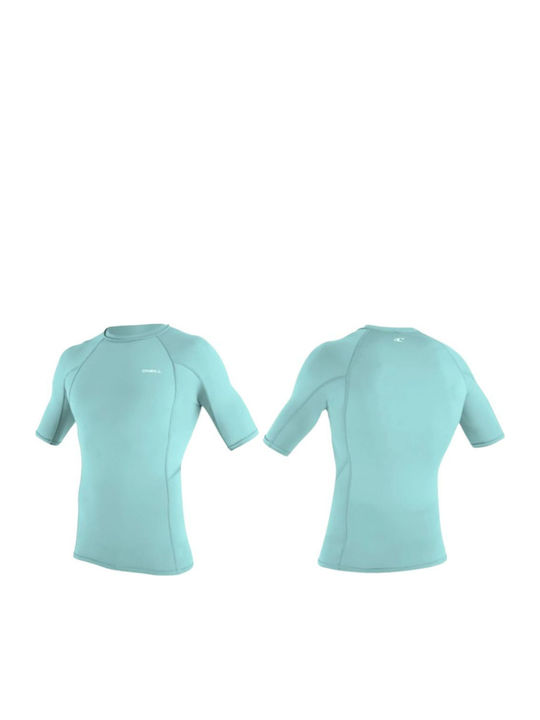 O'Neill Skins UPF 50+ Men Short Sleeve Sun Protection Shirt Blue