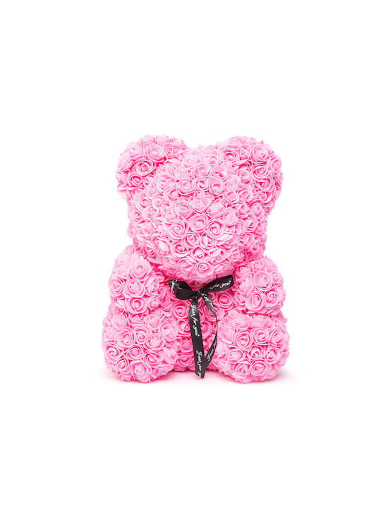 40 Cm Pink Rose Bear Romantic Valentine Anniversary Gift Elegant Decor