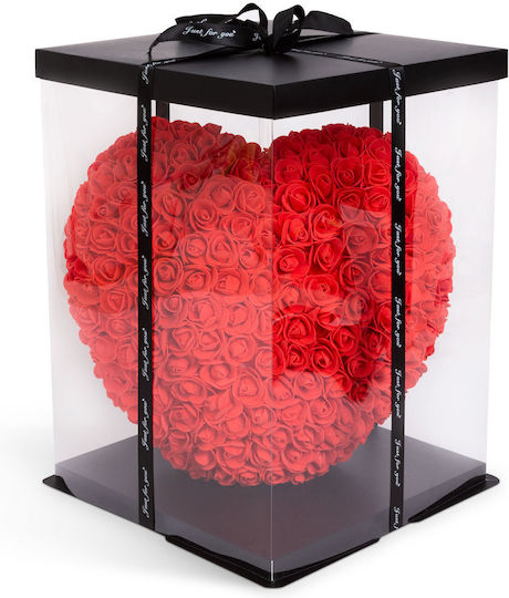 40 Cm Rote Rose Herz Romantisches Valentinstag Jubiläum Geschenk Elegante Dekoration 40 Cm Rote Rose Herz Romantisches Valentinstag Jubiläum Geschenk Elegante Dekoration