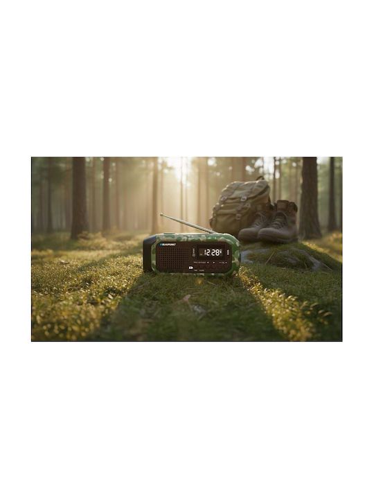Blaupunkt Επιτραπέζιο Ψηφιακό Ρολόι με Ξυπνητήρι & Ραδιόφωνο Μαύρο