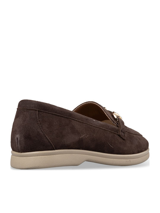 Γυναικεία Loafers σε Καφέ Χρώμα