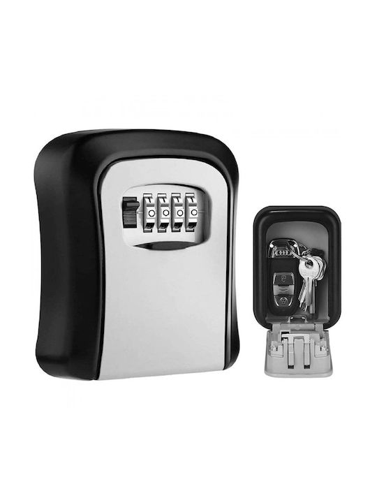 Metal Wall Key Holder With Lock