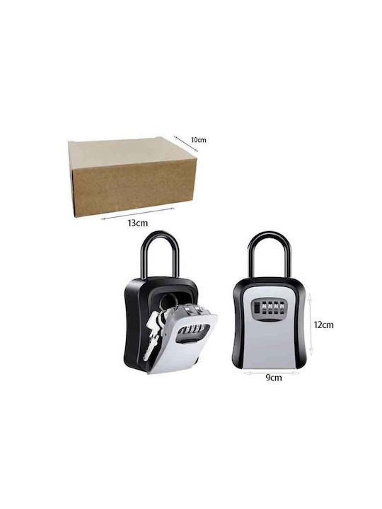 Metallic Wall Key Holder With Lock