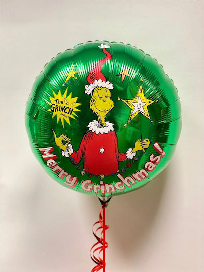 Baloane Rotund Crăciun Folie Jumbo Verde 53 cm