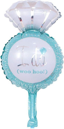 Hochzeitsballon Folie Blau 46cm