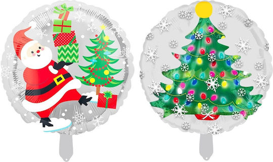 Baloane Rotund Crăciun Folie Jumbo Multicolore 53 cm