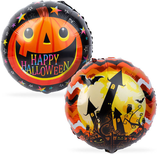 Set 2 Baloane Halloween Folie Portocalii 45 cm