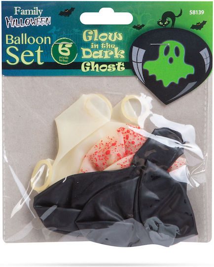Set 6 Baloane Numere Latex Portocalii 30 cm
