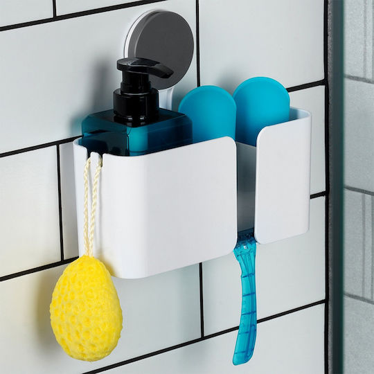 Badezimmerregal An Der Wand Montierte Kunststoff Dusche Regal 21x9x19cm Weiße