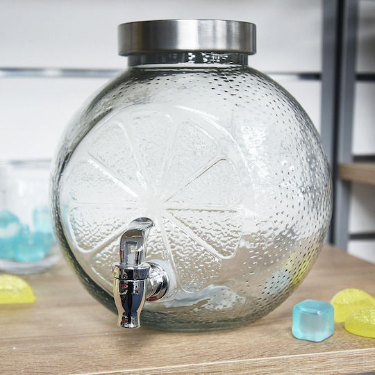 Orion Getränkespender Glas mit Zapfhahn 5.4lt