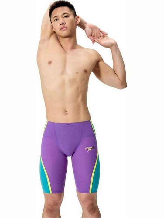 Speedo Lzr Pure Intent 2.0 Men's Racing Jammer Swimsuit Purple
