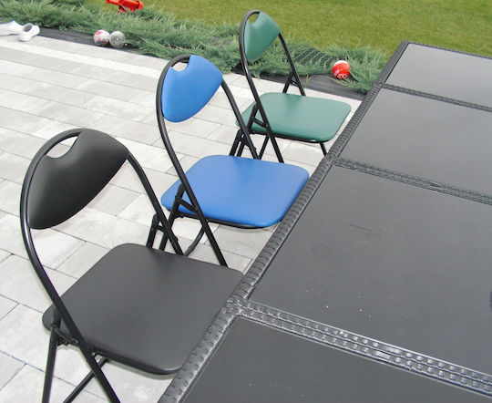 Outdoor Plastic Black Chair