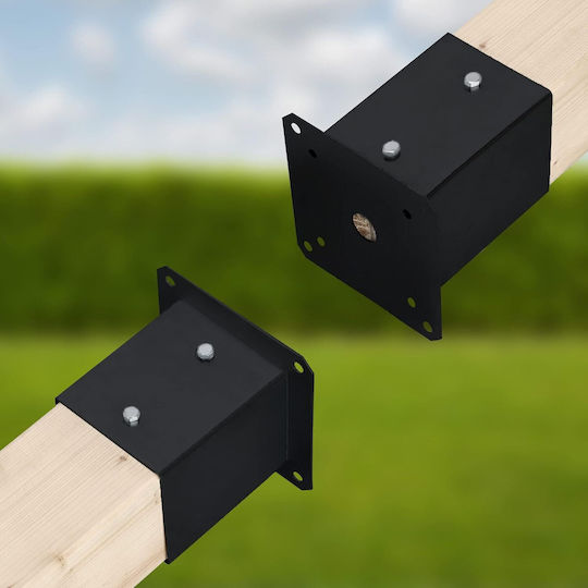 Kotarbau Βάση για Πέργκολα από Ατσάλι 8x8cm 2τμχ